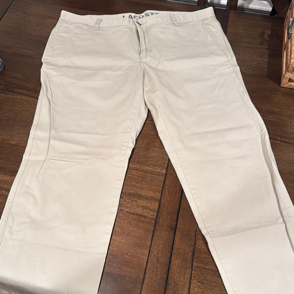 Lacoste Men's Beige Chinos